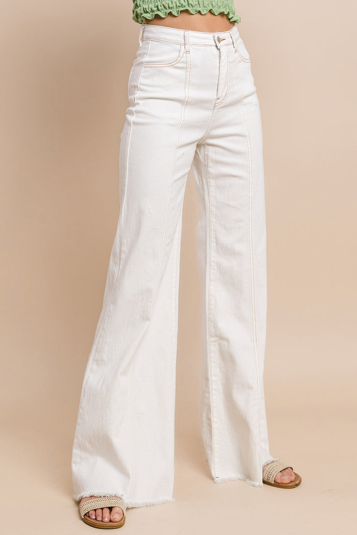 WIDE LEG PALAZZO FIT JEANS W2472PIA