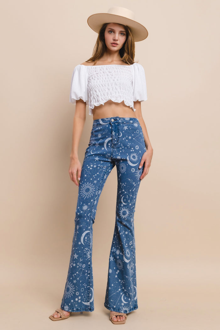 SUN AND STARS BELLBOTTOM JEANS W2351PIA